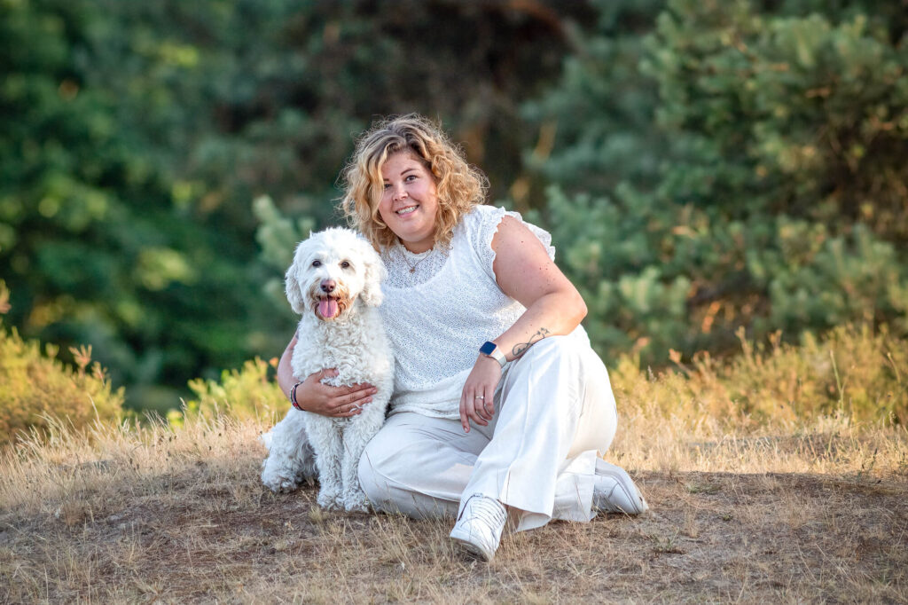 Portret Goldendoodle en Poedel